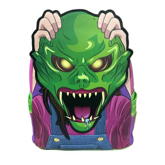 Loungefly Goosebumps Haunted Mask Glow In The Dark Backpack (unopened) - Picture 1 of 6
